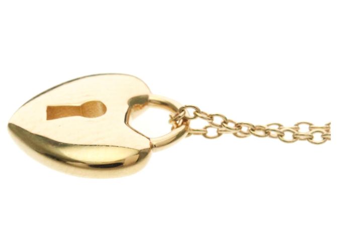 Tiffany & Co Collana Cuore con Chiusura Tiffany in Oro Rosa (18K) D'oro - vista 3