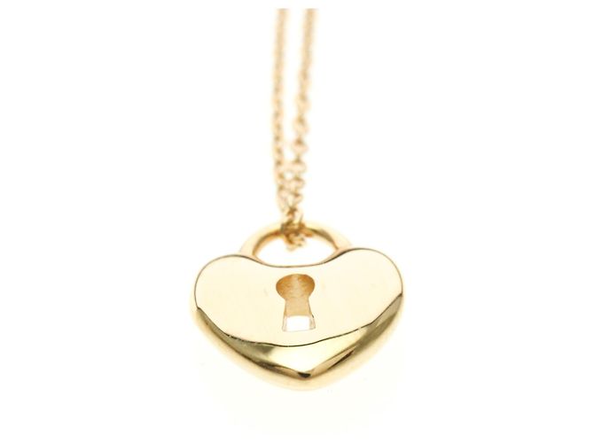 Tiffany & Co Collana Cuore con Chiusura Tiffany in Oro Rosa (18K) D'oro - vista 4