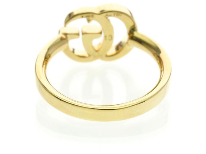Anello GG in oro giallo 18K Gucci D'oro - vista 3