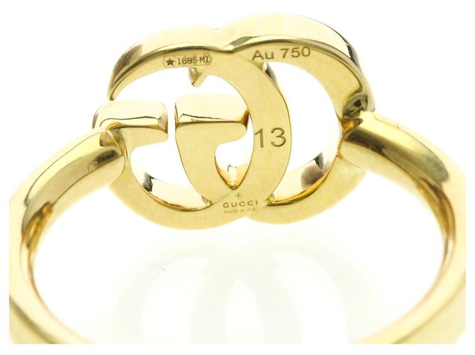 Anello GG in oro giallo 18K Gucci D'oro - vista 7