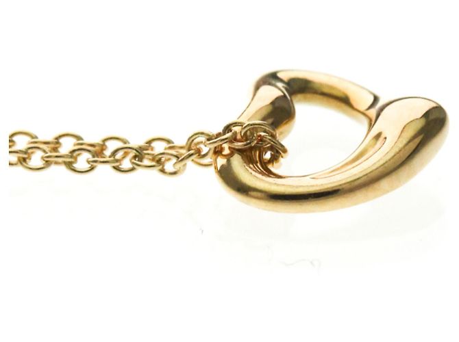 Tiffany & Co Colar Extra Mini Open Heart Tiffany em Ouro Rosa
 Dourado - vista 5