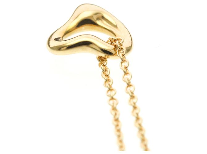 Tiffany & Co Colar Extra Mini Open Heart Tiffany em Ouro Rosa
 Dourado - vista 6