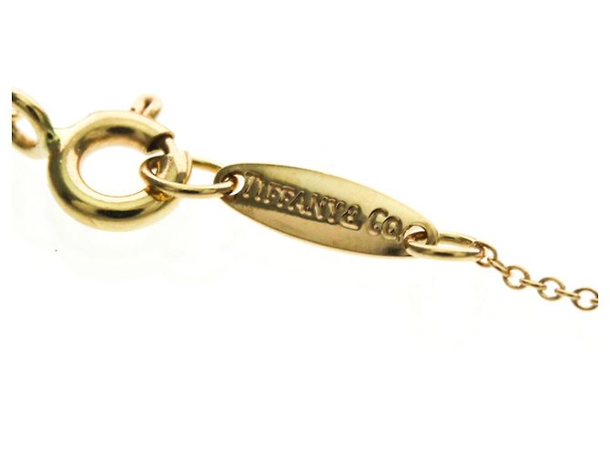 Tiffany & Co Colar Extra Mini Open Heart Tiffany em Ouro Rosa
 Dourado - vista 8