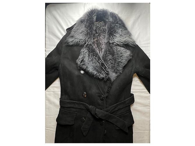 Marmont Chaqueta cruzada Gucci AW 1995 Negro - vista 10