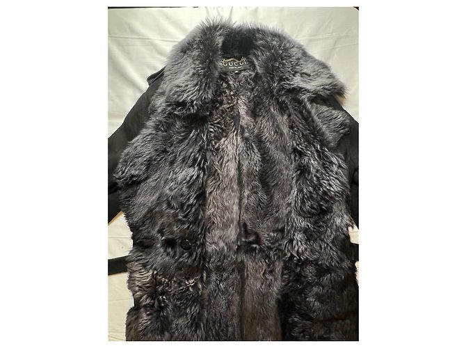 Marmont Chaqueta cruzada Gucci AW 1995 Negro - vista 13