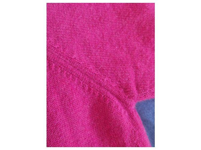 Chanel Pull en cachemire Fuchsia Fuschia - vue 11