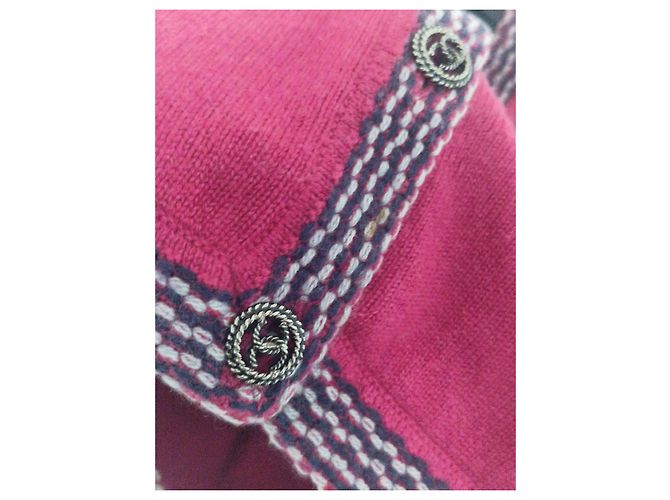 Chanel Pull en cachemire Fuchsia Fuschia - vue 14
