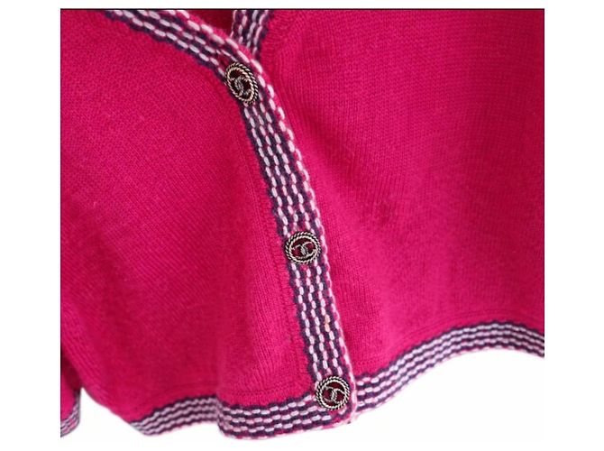 Chanel Pull en cachemire Fuchsia Fuschia - vue 2