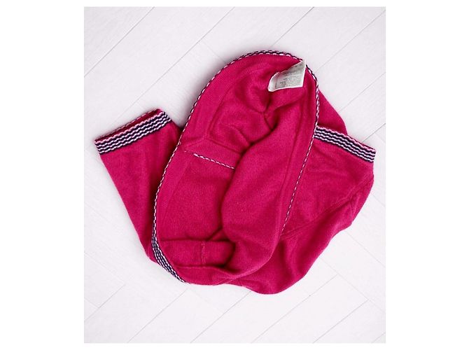 Chanel Pull en cachemire Fuchsia Fuschia - vue 5