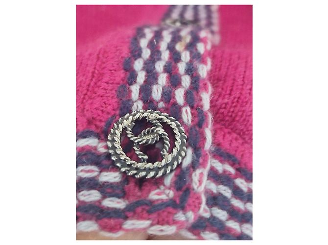 Chanel Pull en cachemire Fuchsia Fuschia - vue 6