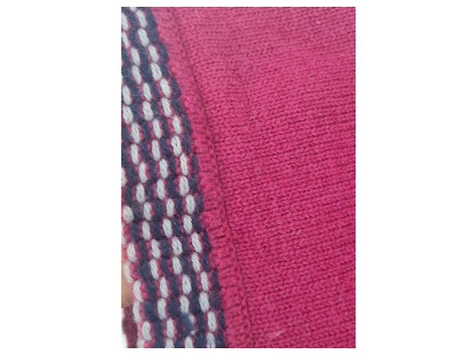 Chanel Pull en cachemire Fuchsia Fuschia - vue 7