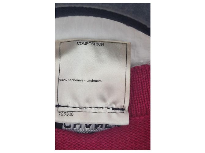 Chanel Pull en cachemire Fuchsia Fuschia - vue 9