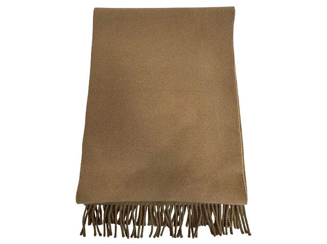 FENDI 2023AW FF Pattern Mouton Shearling Patch Stole Beige - view 2