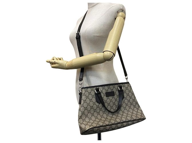 Borsa a Spalla GG Supreme Beige GUCCI 429019 - vista 12