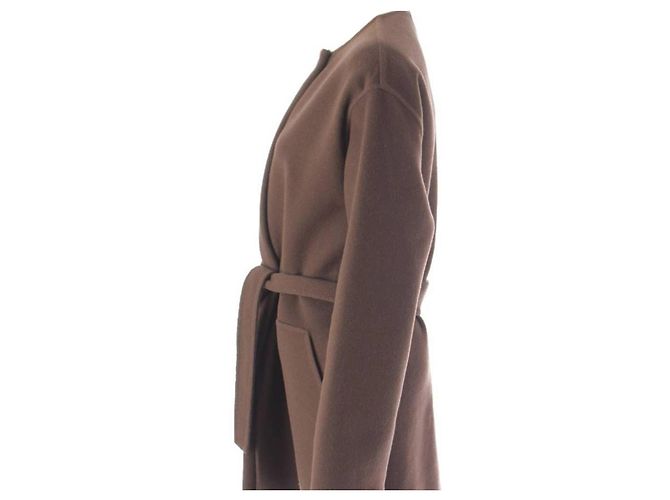 Cappotto Hermès Marrone in Cashmere e Lana - vista 3