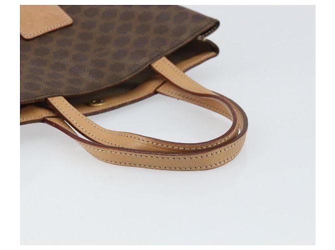 Céline Celine Vintage Macadam Canvas and Leather Marrone - vista 7