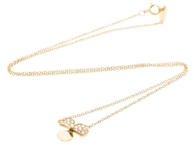 Tiffany & Co Collana in diamante Tiffany Paper Flower D'oro - vista 13