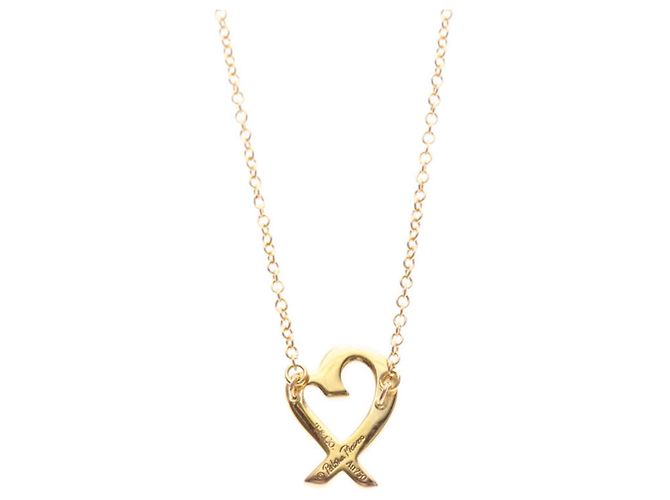 Tiffany & Co Collana Pendente Cuore Amante Tiffany in Oro Rosa - vista 2