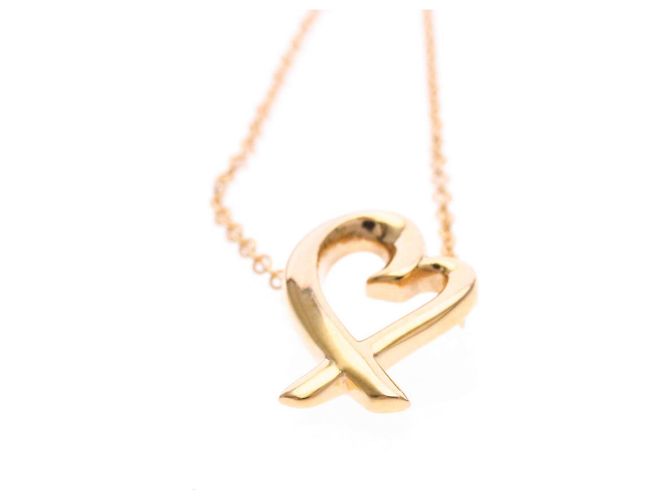Tiffany & Co Collana Pendente Cuore Amante Tiffany in Oro Rosa - vista 4