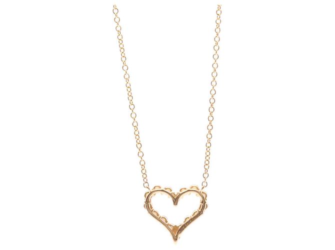 Tiffany & Co Collana Sentimental Heart Tiffany in Oro Rosa D'oro - vista 2