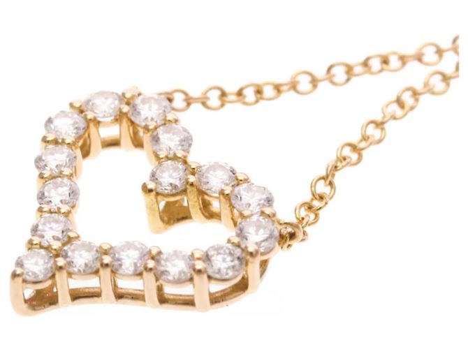 Tiffany & Co Collana Sentimental Heart Tiffany in Oro Rosa D'oro - vista 7