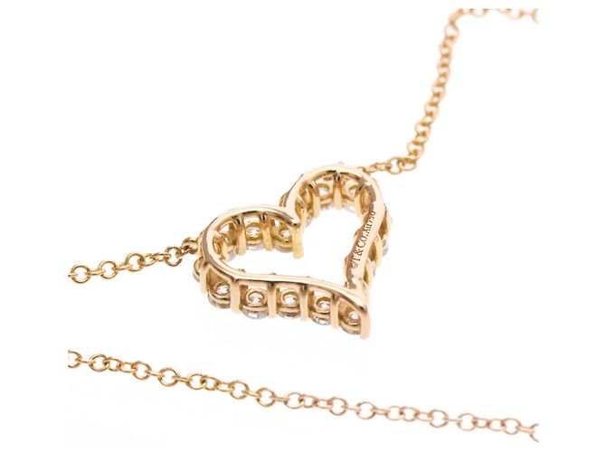 Tiffany & Co Collana Sentimental Heart Tiffany in Oro Rosa D'oro - vista 8