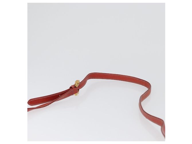 Borsa a Spalla LOEWE in Pelle Rossa e Oro Auth ep13468 Rosso D'oro - vista 14