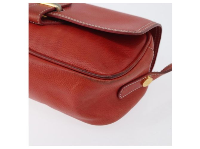 Borsa a Spalla LOEWE in Pelle Rossa e Oro Auth ep13468 Rosso D'oro - vista 15