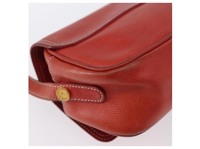 Borsa a Spalla LOEWE in Pelle Rossa e Oro Auth ep13468 Rosso D'oro - vista 16