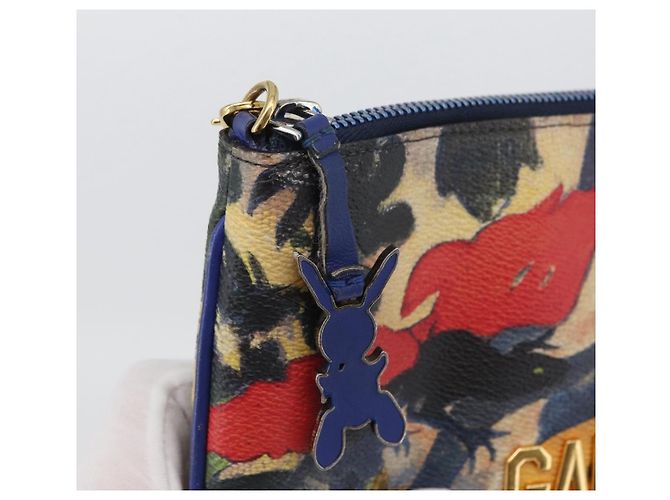 LOUIS VUITTON Celty Pochette Plat Pouch Koons Rubens M64617 LV Auth 170658SAM Multicolor - vista 21