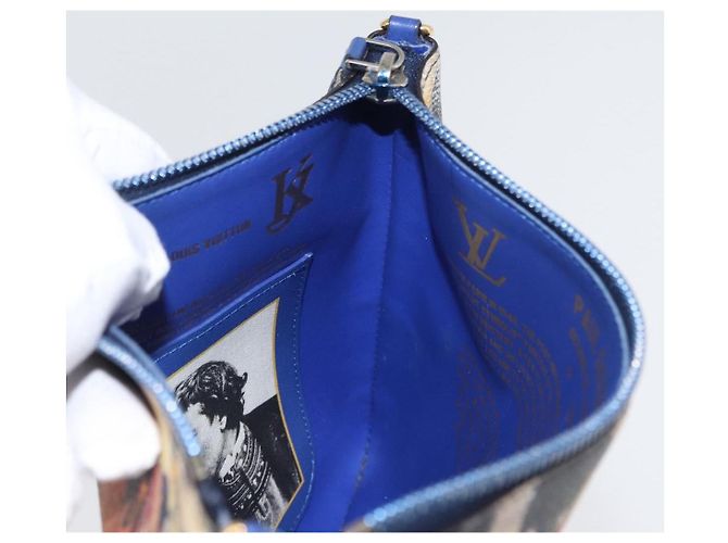 LOUIS VUITTON Celty Pochette Plat Pouch Koons Rubens M64617 LV Auth 170658SAM Multicolor - vista 25