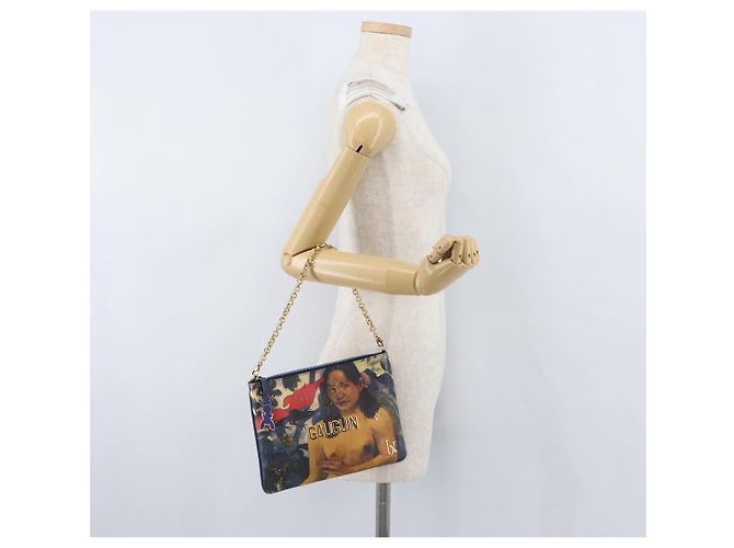 LOUIS VUITTON Celty Pochette Plat Pouch Koons Rubens M64617 LV Auth 170658SAM Multicolor - vista 28