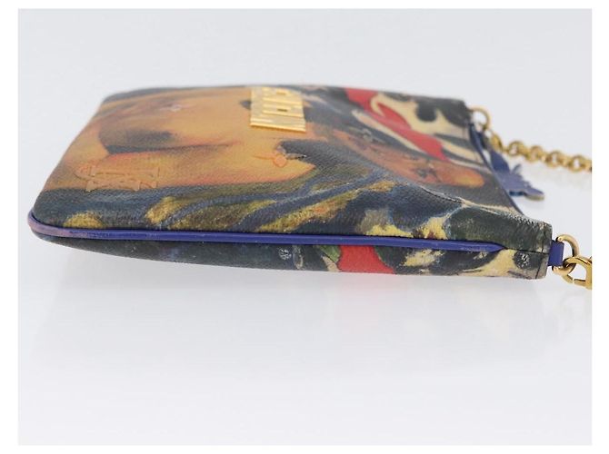 LOUIS VUITTON Celty Pochette Plat Pouch Koons Rubens M64617 LV Auth 170658SAM Multicolor - vista 3