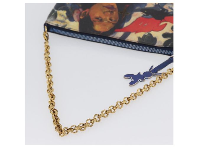 LOUIS VUITTON Celty Pochette Plat Pouch Koons Rubens M64617 LV Auth 170658SAM Multicolor - vista 8