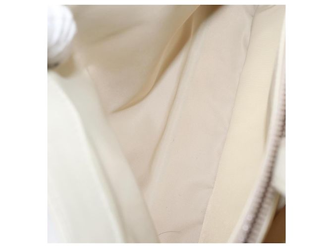 Céline Borsa a mano CELINE in pelle bianca e oro Auth mr2081 Bianco D'oro - vista 19