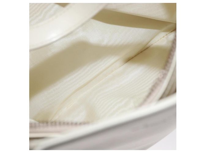 Céline Borsa a mano CELINE in pelle bianca e oro Auth mr2081 Bianco D'oro - vista 25