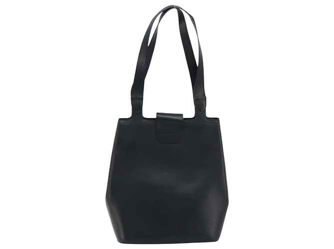 Borsa Tote Salvatore Ferragamo in pelle nera e oro Auth 172187 Nero D'oro - vista 3