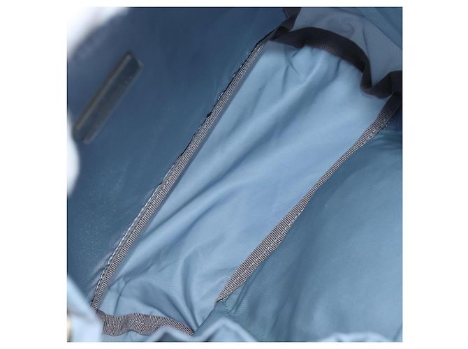 PRADA Backpack Nylon Light Blue Silver Auth BA10351 Silvery - view 22