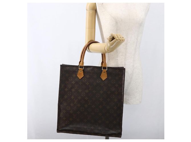 LOUIS VUITTON Borsa Sac Plat Monogram M51140 LV Auth bs33569 Monogramma - vista 20