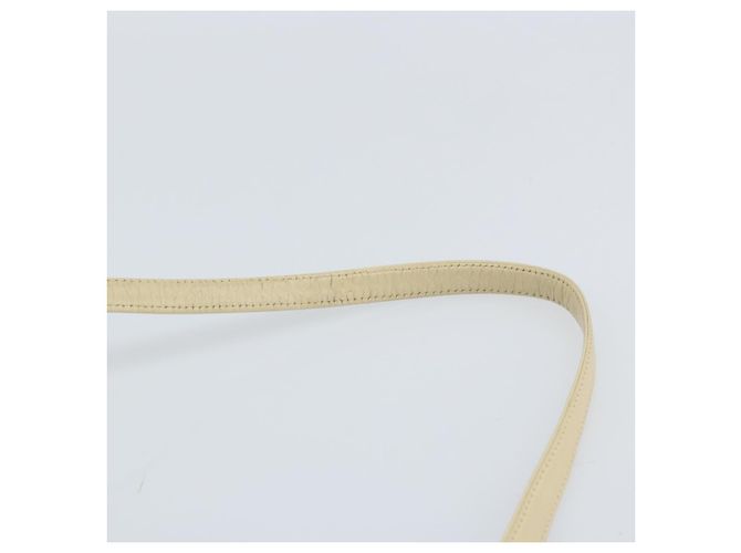 Borsa a Spalla in Tela Trotter Christian Dior Beige Oro Auth 172239 D'oro - vista 8