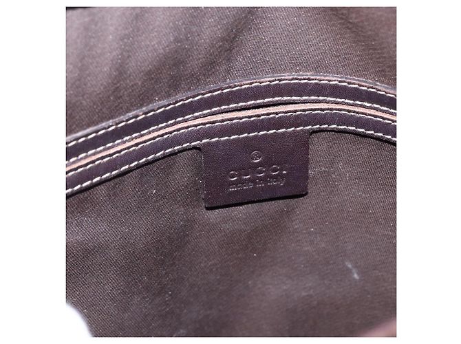 Gucci Borsa a Spalla GG Supreme PVC Beige Oro 223666 Auth am10708 D'oro - vista 16