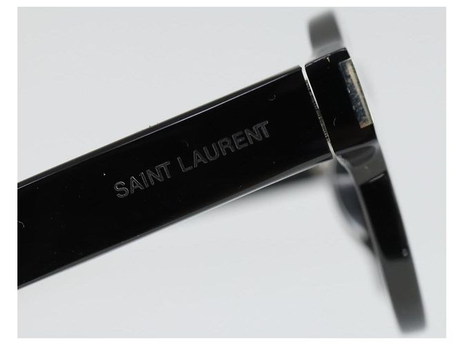 Gafas de sol SAINT LAURENT de plástico 2 Set Marrón Plata Auth bs33359 Castaño - vista 10