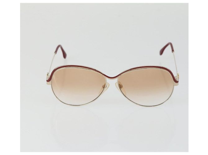 Gafas de sol SAINT LAURENT de plástico 2 Set Marrón Plata Auth bs33359 Castaño - vista 2