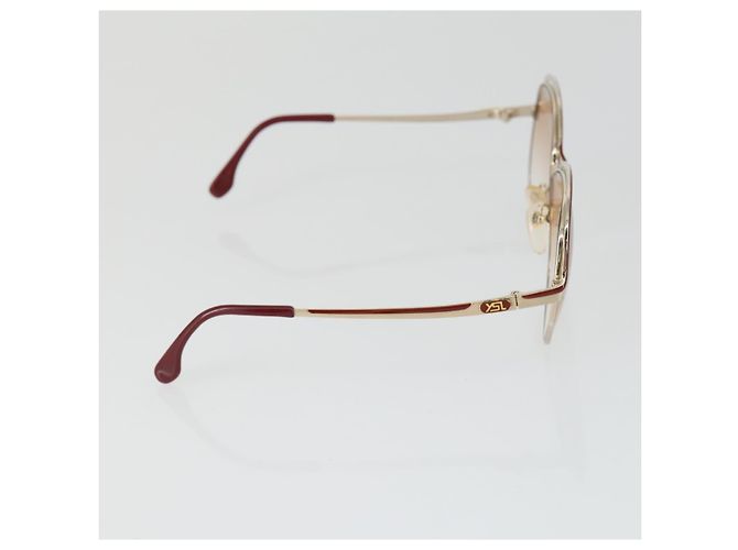 Gafas de sol SAINT LAURENT de plástico 2 Set Marrón Plata Auth bs33359 Castaño - vista 4