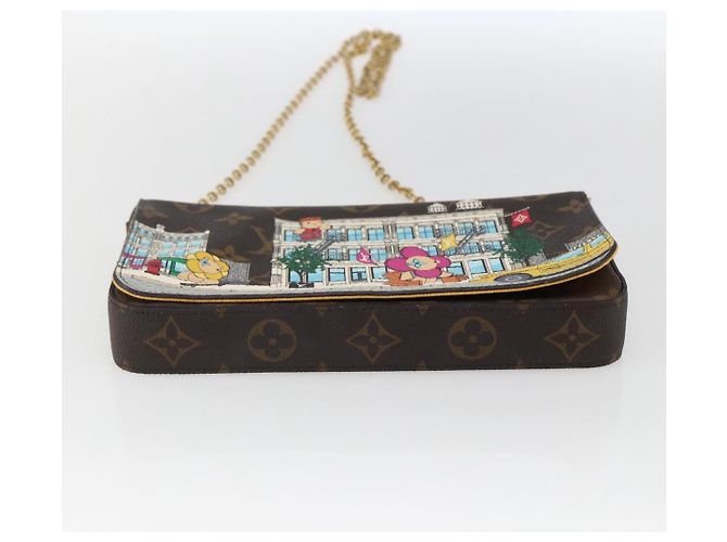 LOUIS VUITTON Pochette Felice Monogram Vivienne M81762 LV Auth 173194SAM Monogramma - vista 5