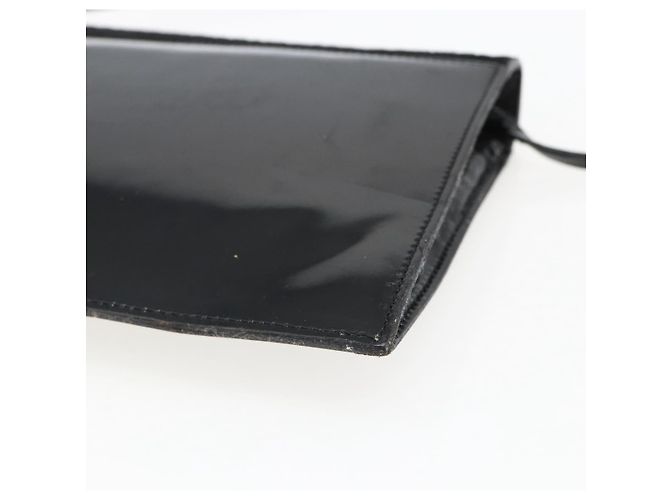 Borsa a Spalla Christian Dior in Pelle Nera e Oro Auth fm5127 Nero D'oro - vista 12