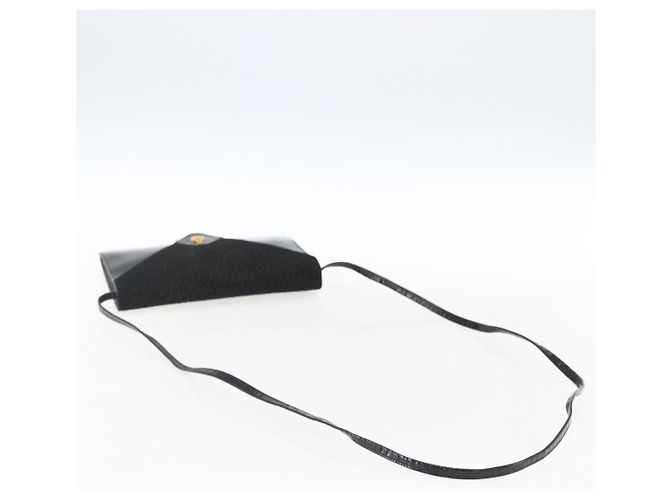 Borsa a Spalla Christian Dior in Pelle Nera e Oro Auth fm5127 Nero D'oro - vista 7
