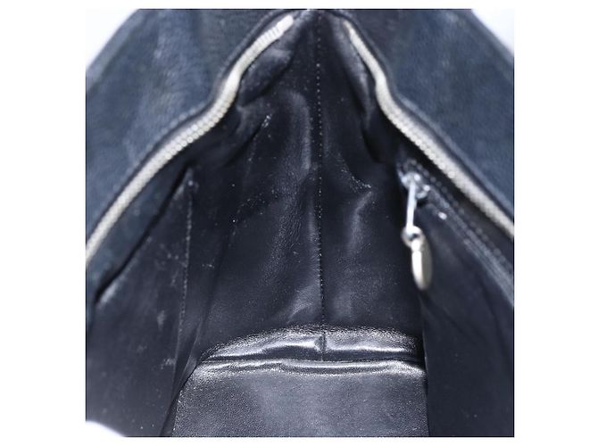 CHANEL Borsa Tote Matelassé Reprint Pelle Caviar Nera Argento CC Auth am10812SAM Nero - vista 18