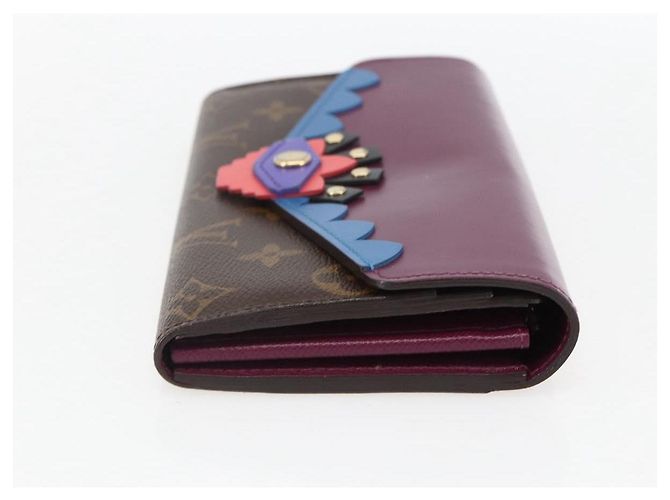 LOUIS VUITTON Langbörse Sarah Monogram Totem M61347 Auth 165813V Monogramm - Ansicht 4