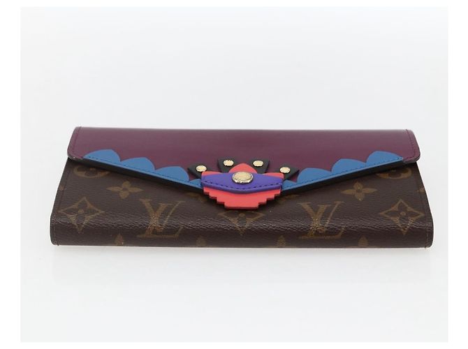 LOUIS VUITTON Langbörse Sarah Monogram Totem M61347 Auth 165813V Monogramm - Ansicht 6